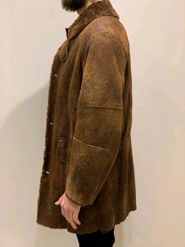 Marlboro classics sheepskin jacket 