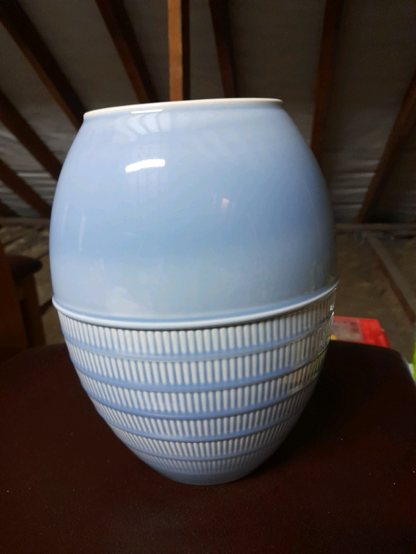 image for Wedgewood Interiors blue and white vase