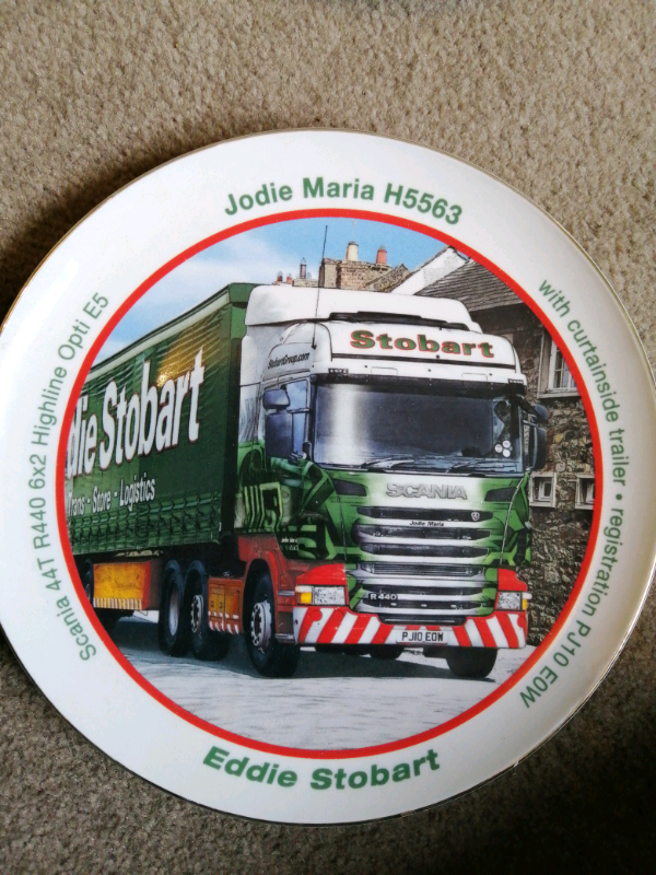 Eddie Stobart plates x 2