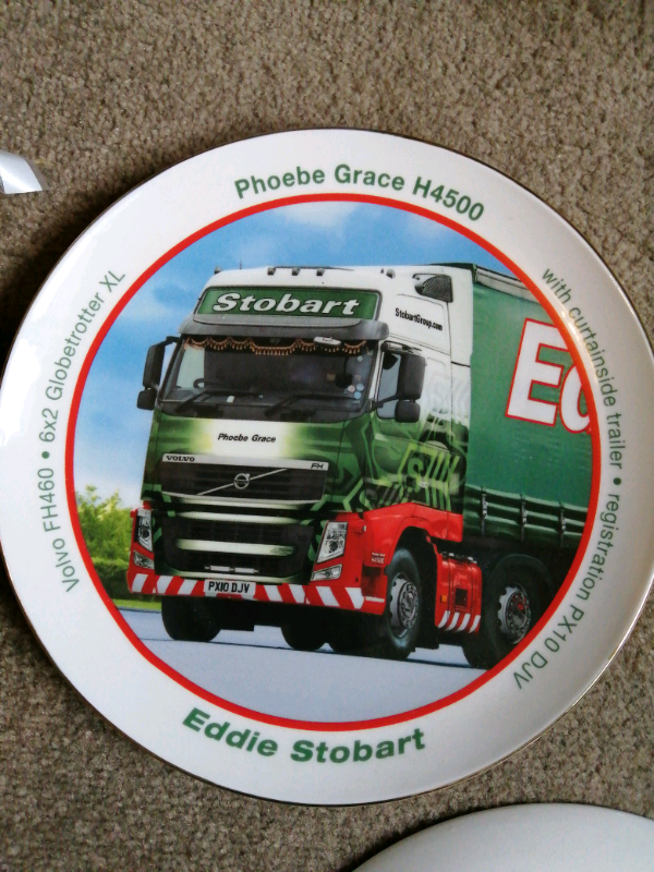 Eddie Stobart plates x 2