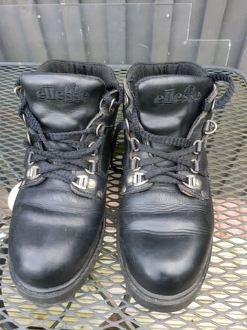 90's Ellesse chucka boot Monkey scooter ska mods 2 tone black leather | in  Hartlepool, County Durham | Gumtree
