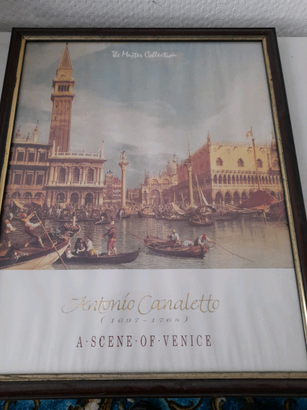 image for Canaletto View of the Ducal Palace in Venice framed Print