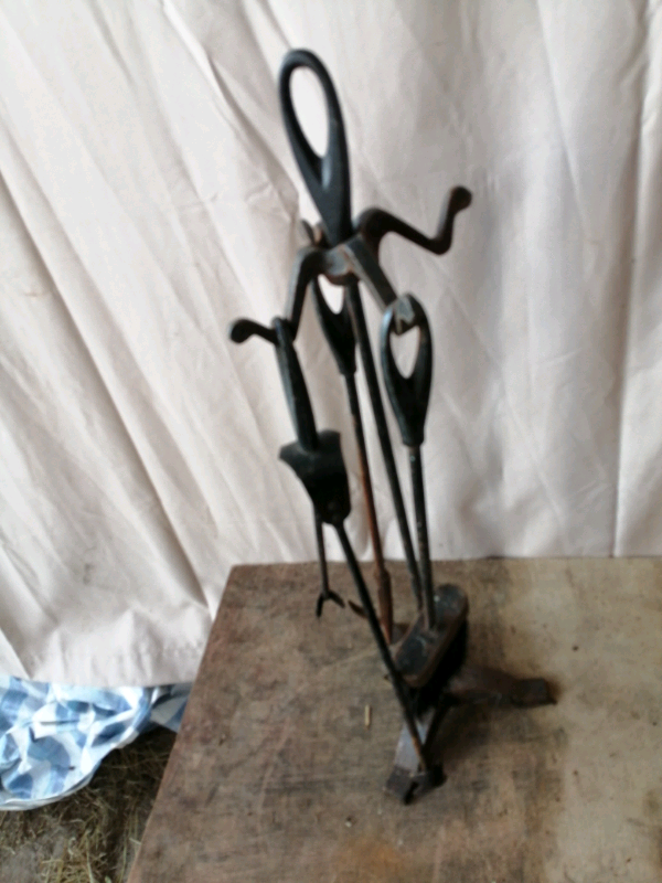 Vintage fireside companion set