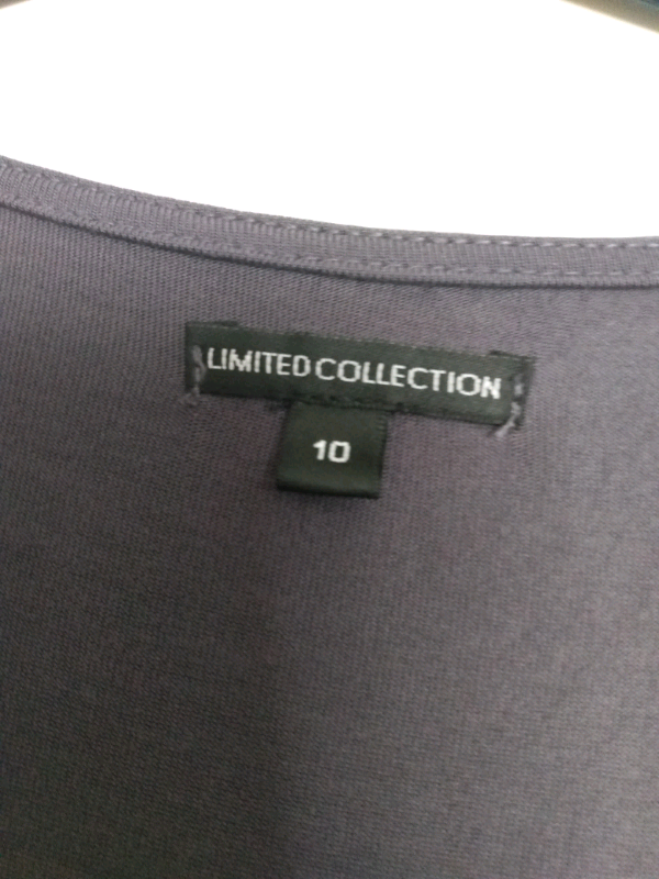 Ladies Limited edition top from M&S. Size 10. Grey and metallic