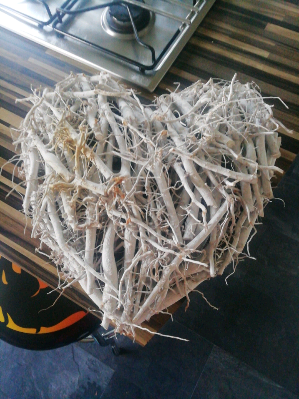 image for Heart shaped wooden wall decoration 