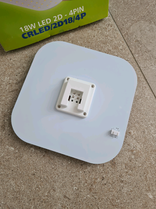 2D LED Panel Light 4000K, 18WATT, 4 PIN