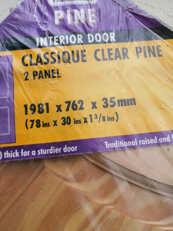 Door panelled solid- new item 