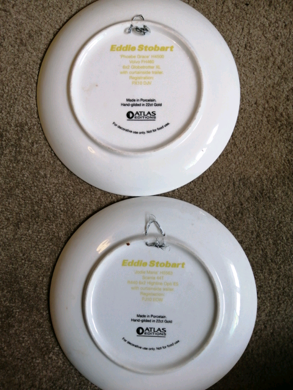 Eddie Stobart plates x 2