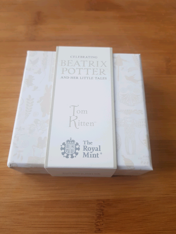 image for Royal Mint Beatrix Potter Tom Kitten Silver Proof 50p Collectors Coin