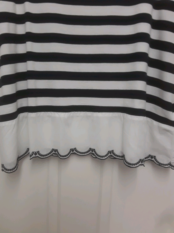 M&S STRIPED TOP SIZE 16 (NEW)