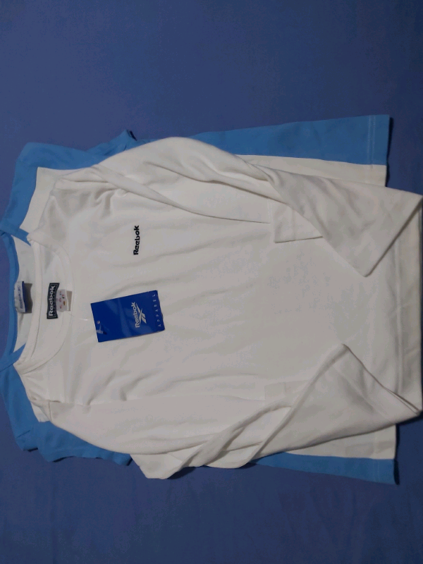 image for Ladies Reebok T Shirts x2 Size 10 brand new 
