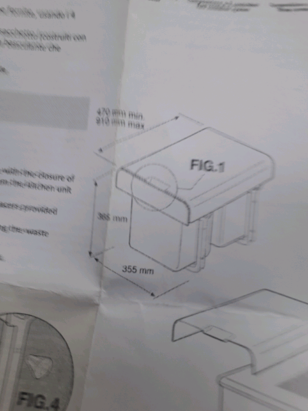 Pull out kitchen  waste bin 