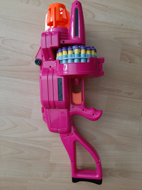 Buzz Bee Motorised Tommy 20 - Pink Toy Dart Blaster