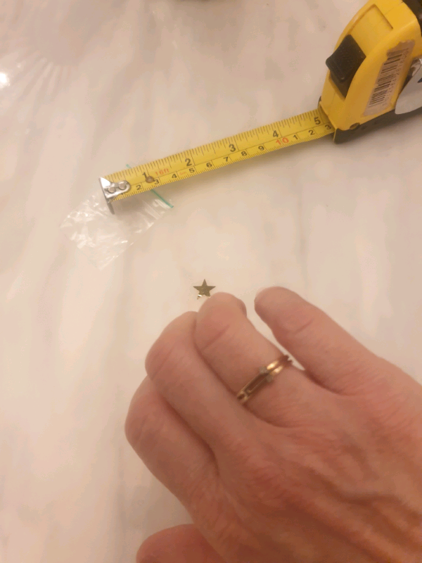 Modern 10K gold, 2 diamonds, square ring, authentic 