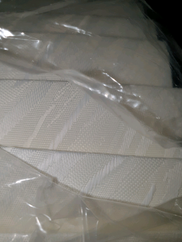 Brand new vertical blinds white and cream