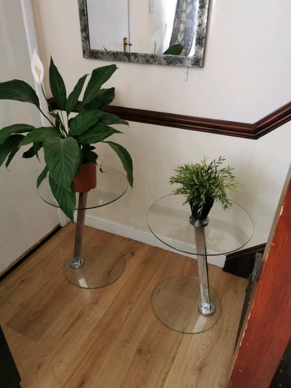 image for Two glass tables.