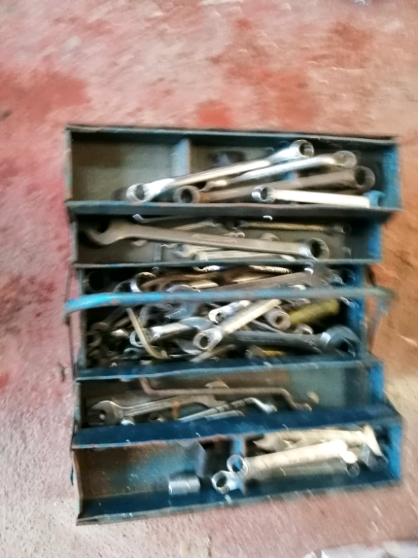 Tool box  and  tools
