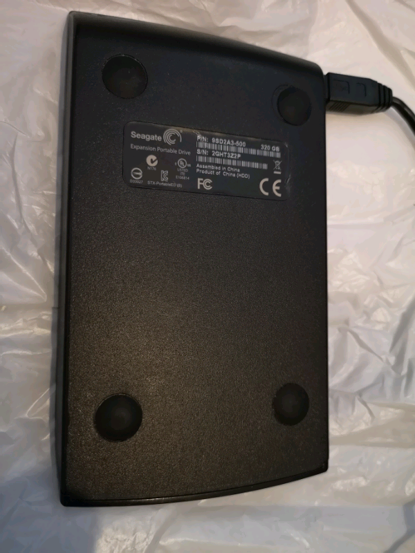 Seagate 320gb portable hard drive. 