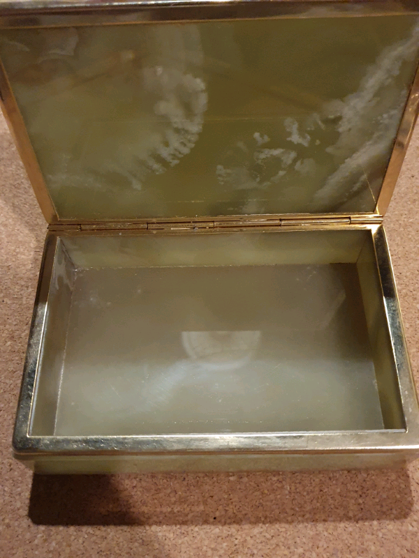 Italian onyx box