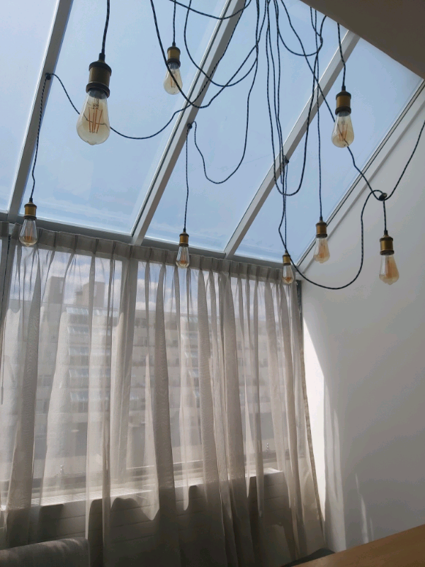 Dimmable Led 10 light Cluster chandelier NEW  in box