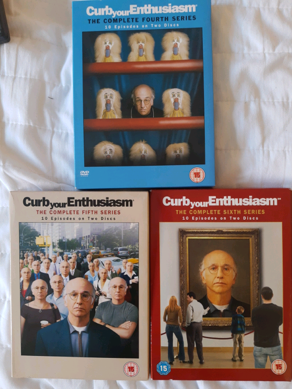 Curb Your Enthusiasm Larry David comedy DVD box sets seasons 4 5 & 6