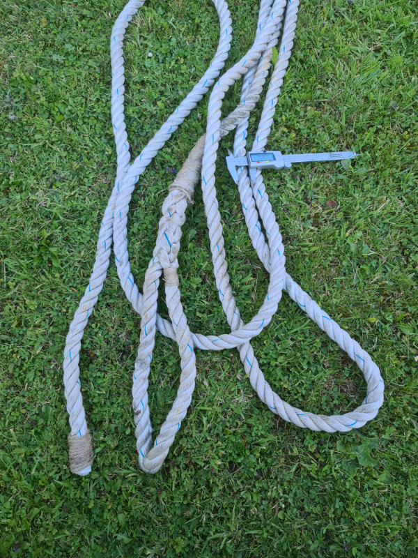 22m long 3 Strand 24mm PolyesterRope
