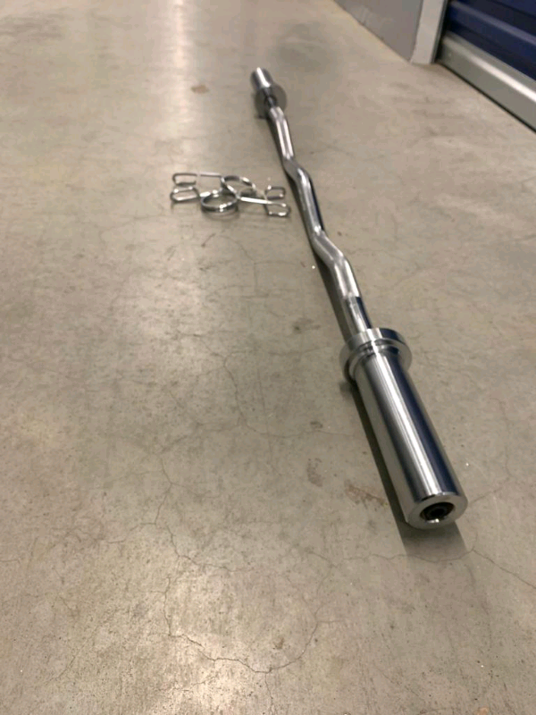 4ft Ez Curl Olympic Barbell Brand New 
