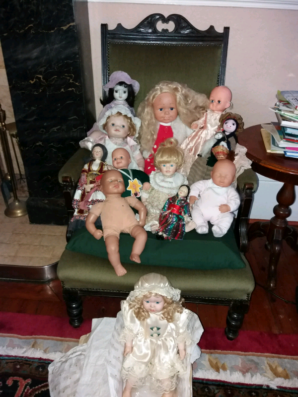 image for Collection of old dolls