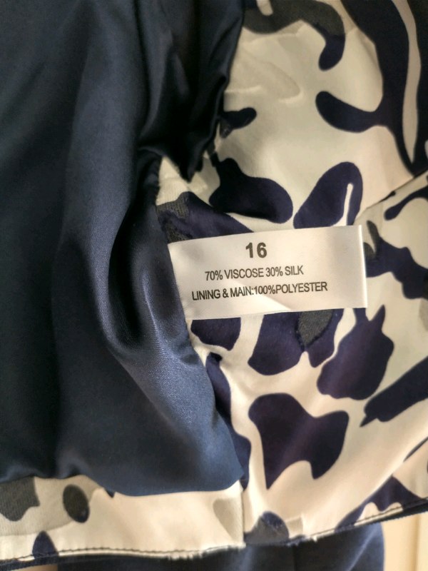 Shubette Navy/Grey cropped  jacket