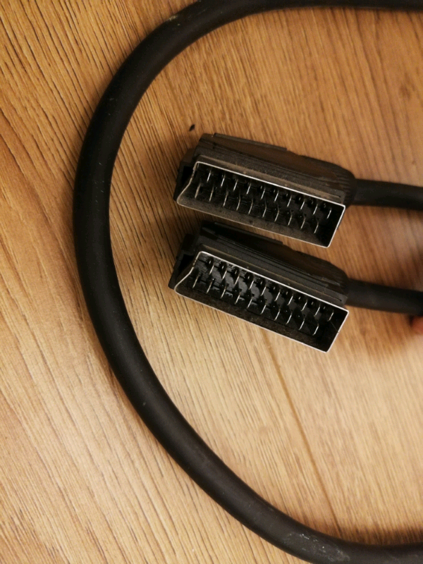 SCART Lead Cable TV Dvd FULLY WIRED 

