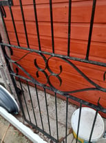 image for WROUGHT IRON ALLEY GATE 