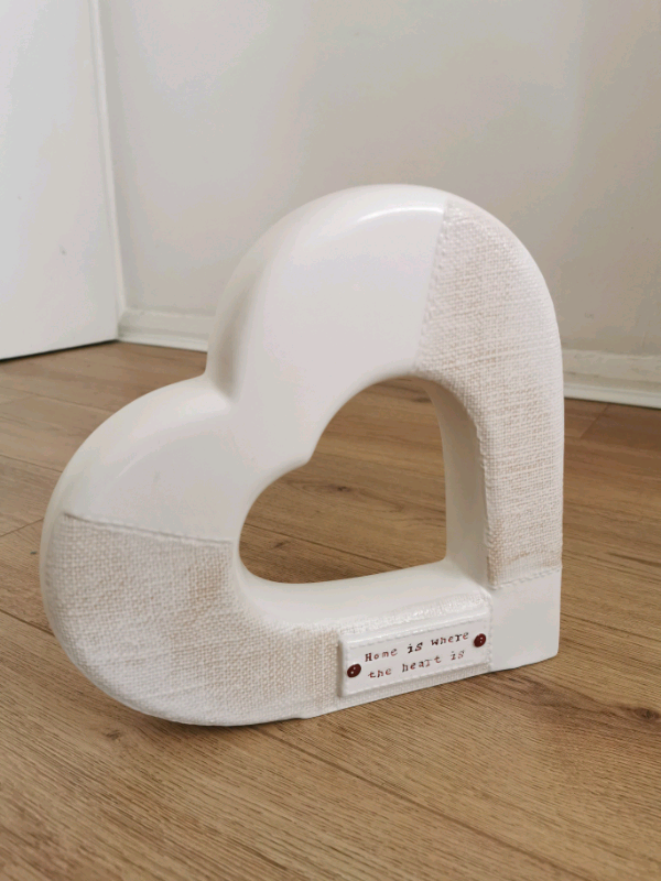 image for Heart Standing Home decor-Home is where the heart is sign