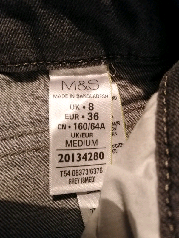 M&S Grey jeans (size 8)
