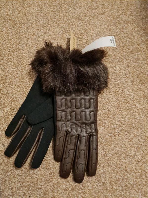 image for RIVER ISLAND 100% LEATHER GLOVES