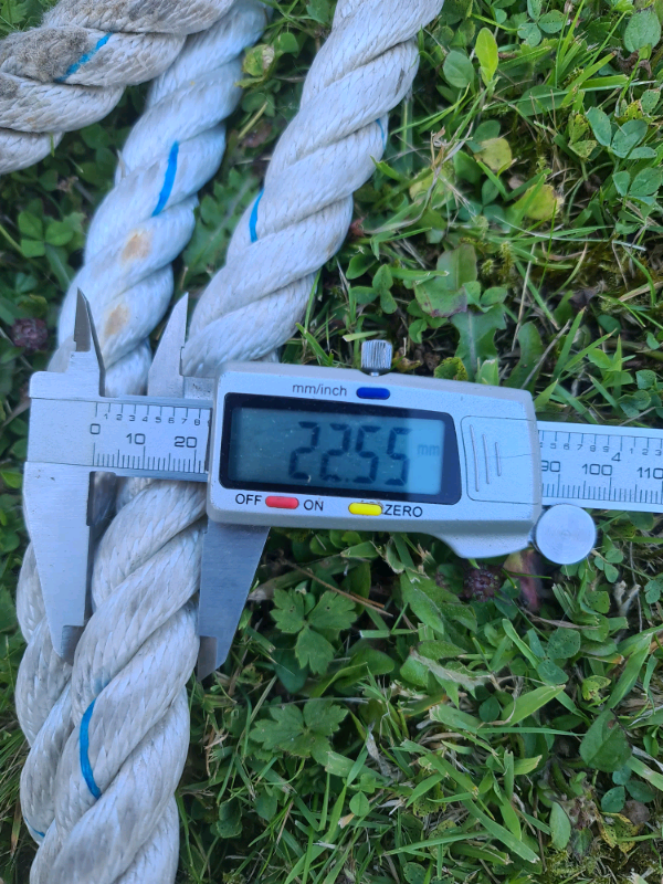 22m long 3 Strand 24mm PolyesterRope