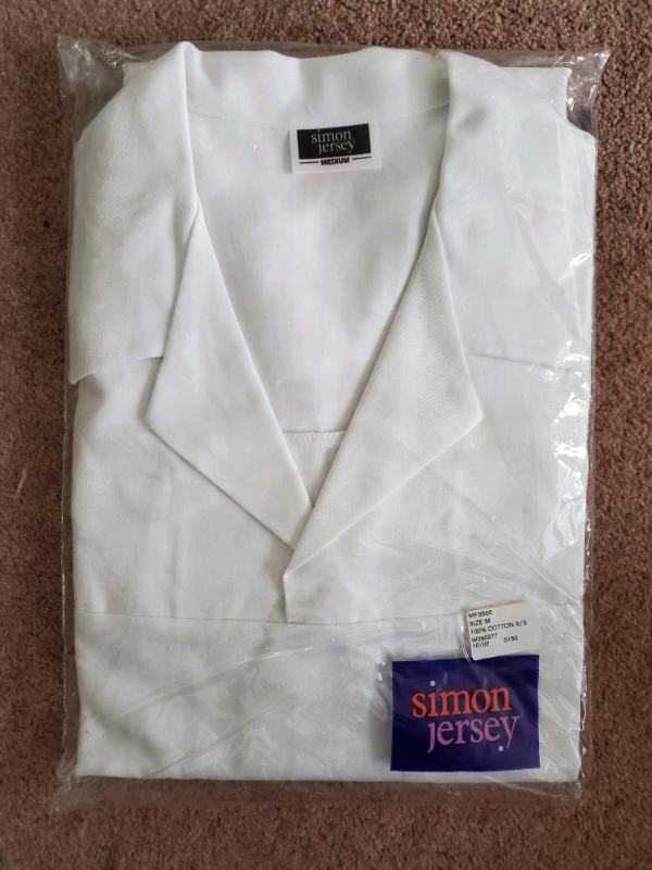 White chef uniform top