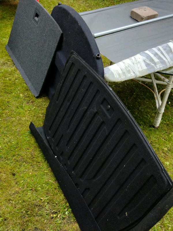 Car boot cover, board, parcel shelf each £5