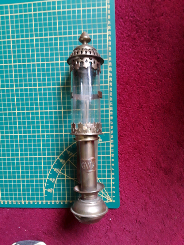 VINTAGE BRASS LAMPS x  3