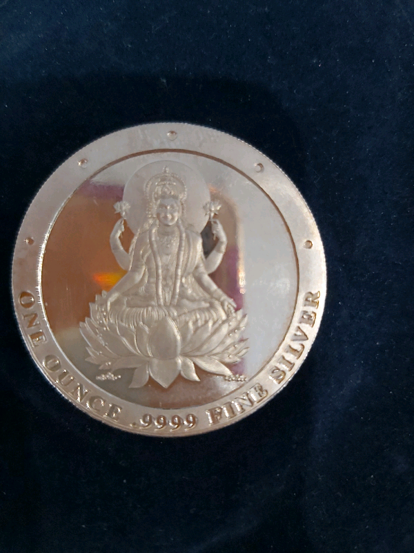 Laxmi Mahta 9999pure silver coin