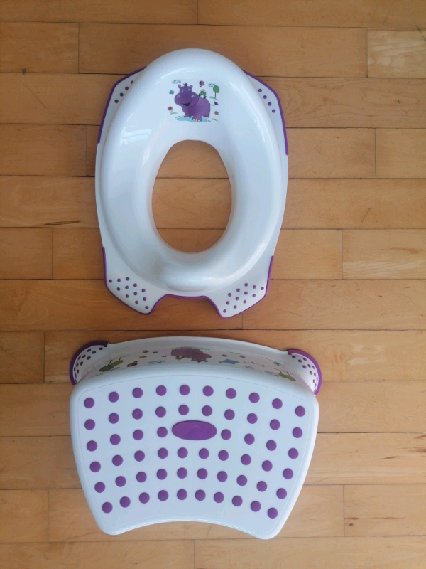 Keeper toilet training seat and step stool