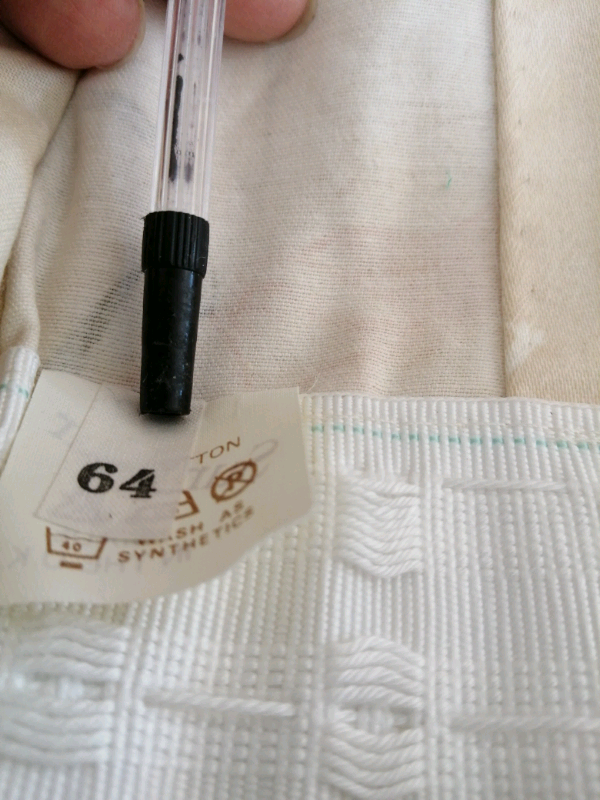 Pair of Floral pattern curtains, lined 
