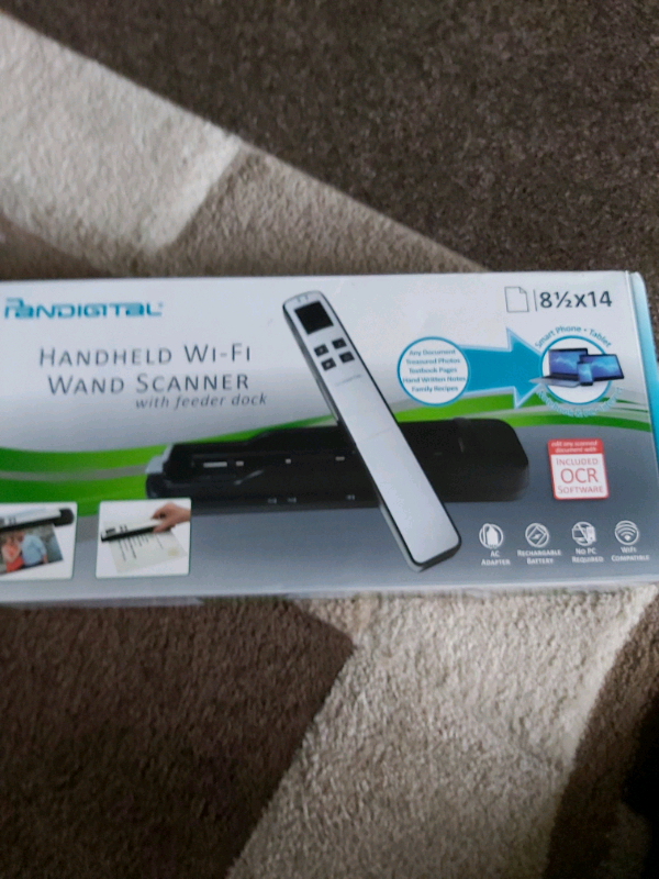 image for Pandigital Handheld wifi wand scanner Brand New