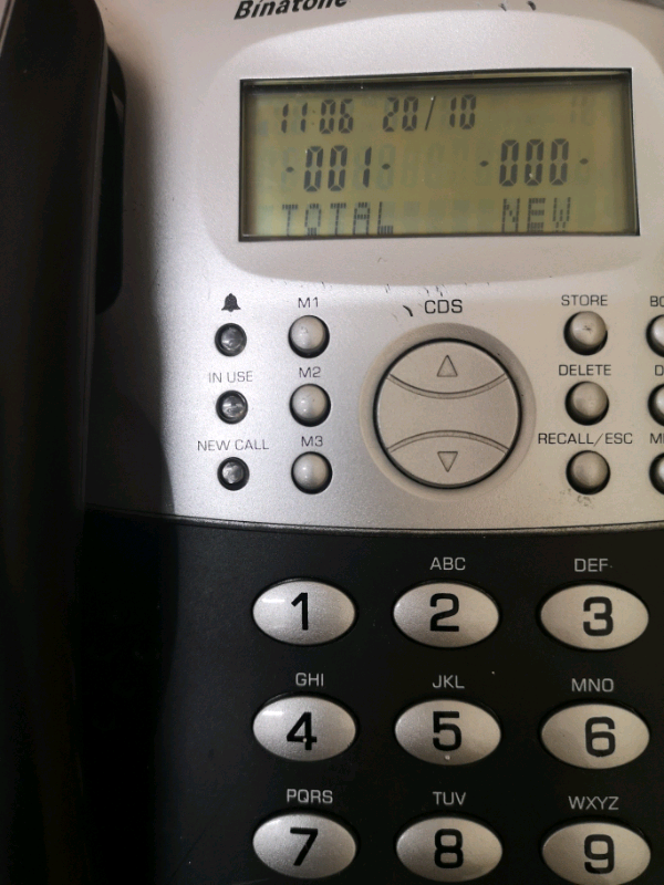 Binatone Caprice 500 home phone with caller display and speakerphone. 