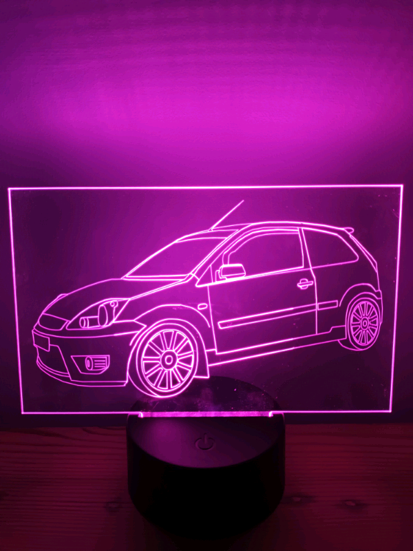 Ford Fiesta MK6 ST150 LED Illuminated Etching Display Light Colour