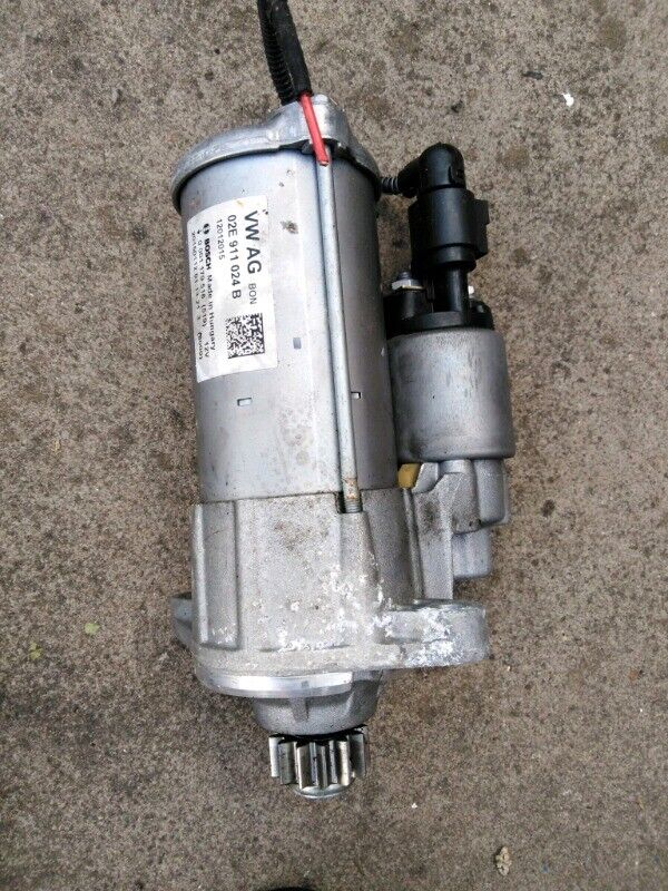 2015-2017 GOLF MK7 MK3 02E911024B AUDI A3 RS3 8V STARTER MOTOR PETROL SEMI AUTO 02E911024B