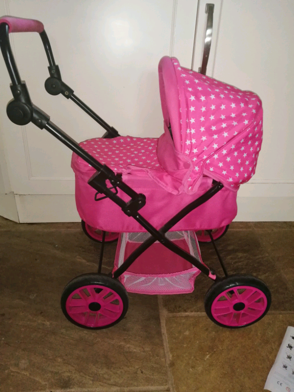 Ava Dolls Pram for age 3yrs+ with box. 