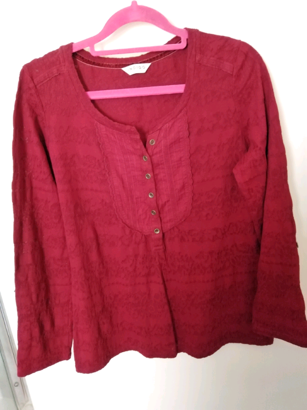 M&S Indigo top, Size 12