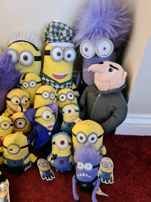 Minions soft toys some still with tags, £5 large £2.50 small