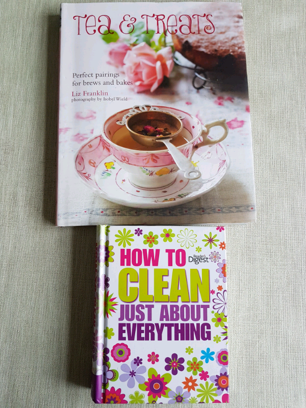 image for Cleaning tips book+ tea+treats recepie book 