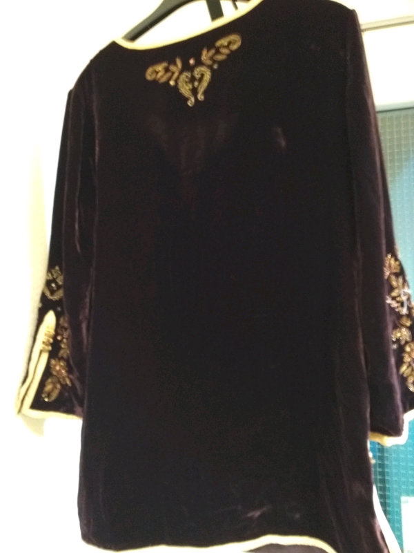 Ladies Velvet Tunic Designer 